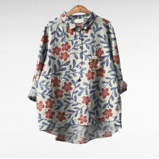 Lotte - Stijlvolle Bloemen Blouse