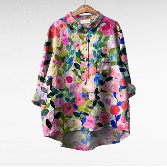 Lotte - Stijlvolle Bloemen Blouse