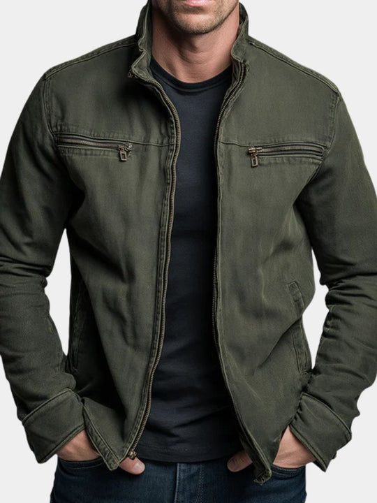 Sergio | Stijlvolle Vintage Katoenen Jas