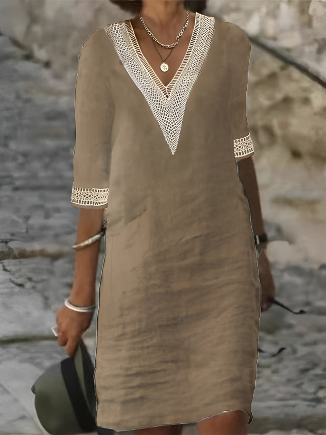 Zara - Luchtige Linnen Zomerjurk Dames