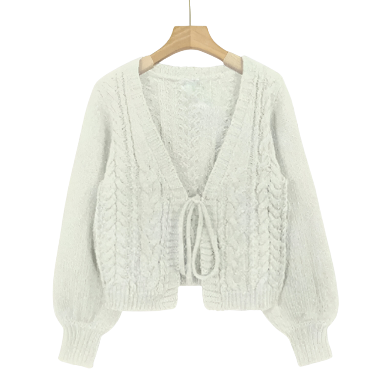 Claire | Elegant Kabelgebreid Kort Vest