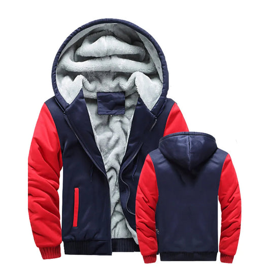 Hugo - Heren jas fleece capuchon
