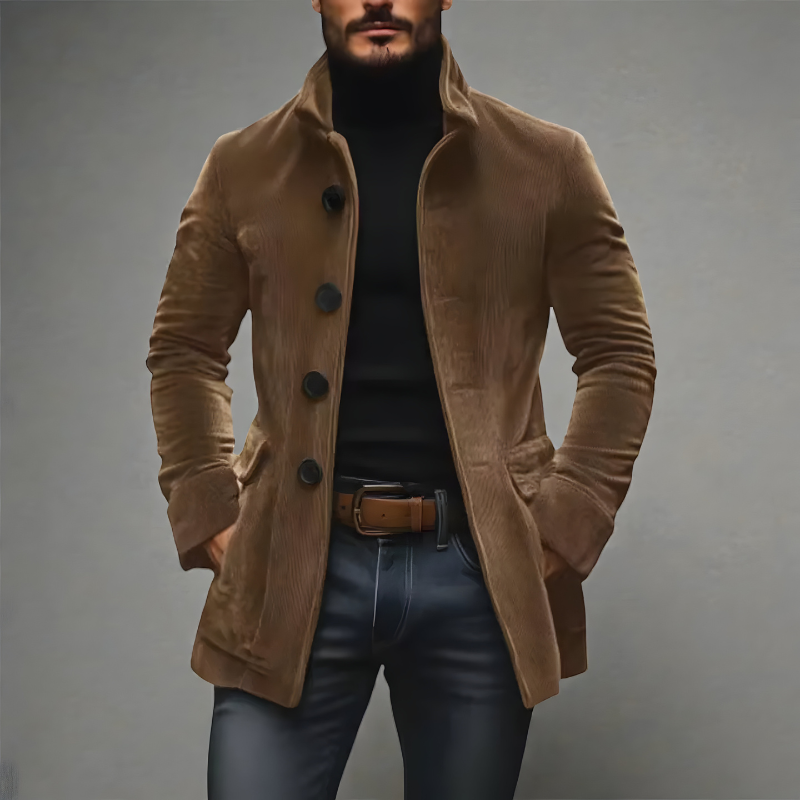 Lucas - Elegante Korte Wollen Jas