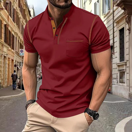 Dante - Klassieke Heren Polo met Korte Mouwen