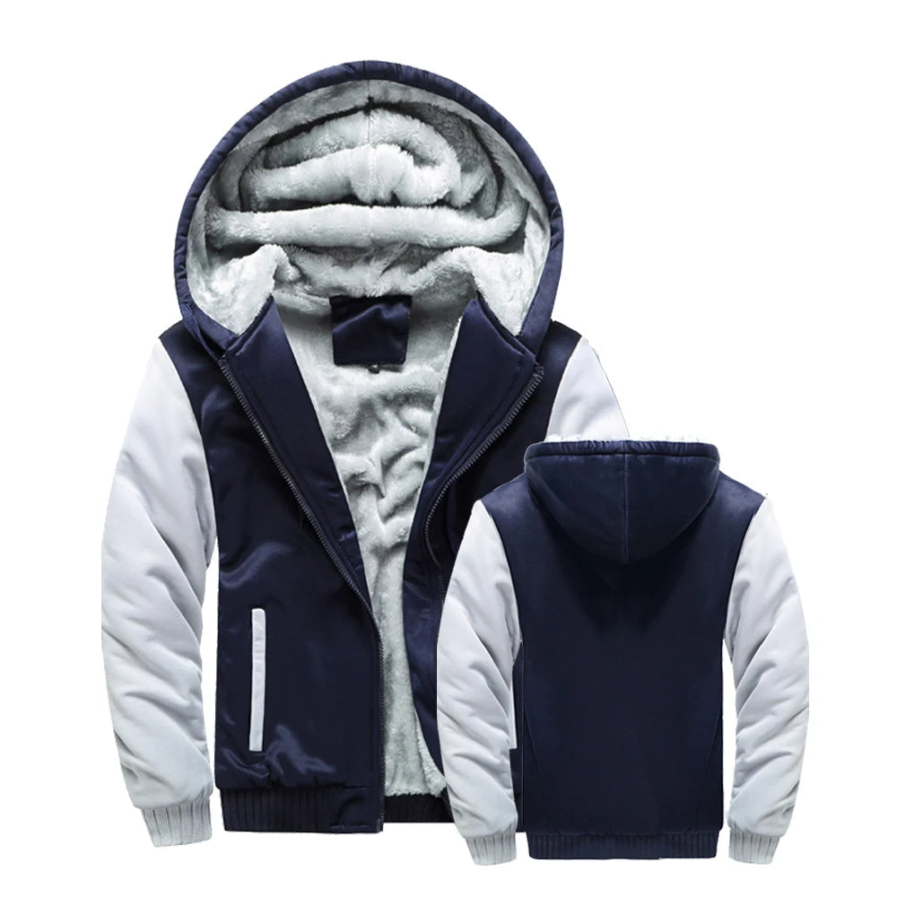 Hugo - Heren jas fleece capuchon