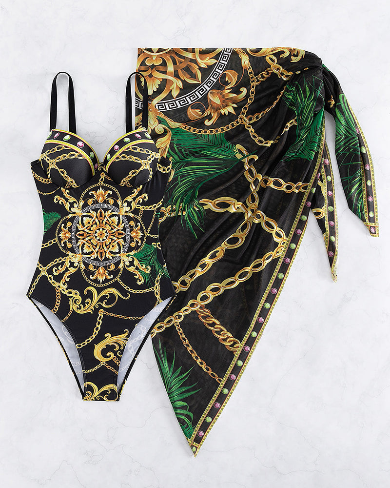 Vera - Elegant Badpak met Strandrok