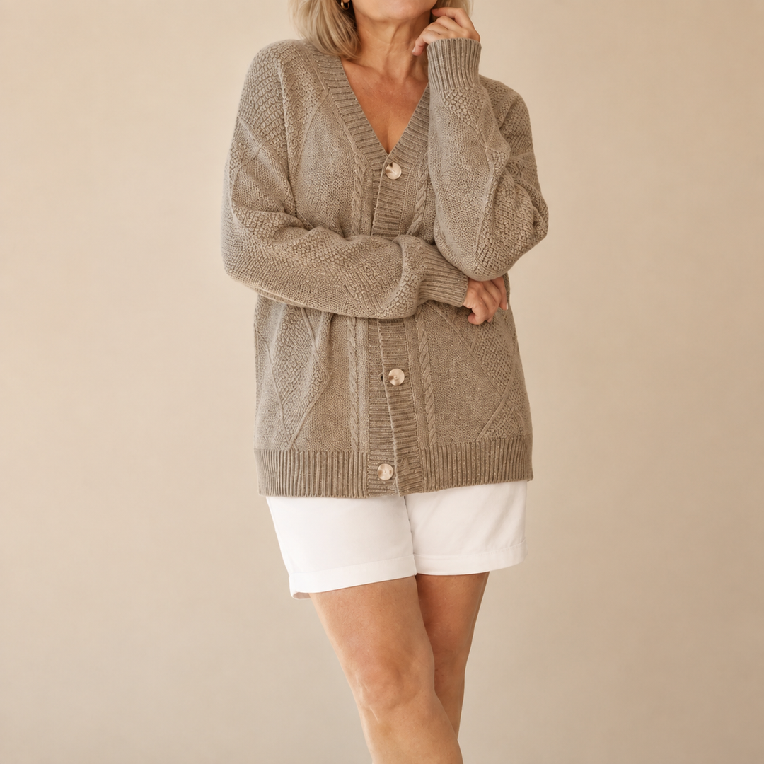 Denise - Elegant Kort Gebreid Vest