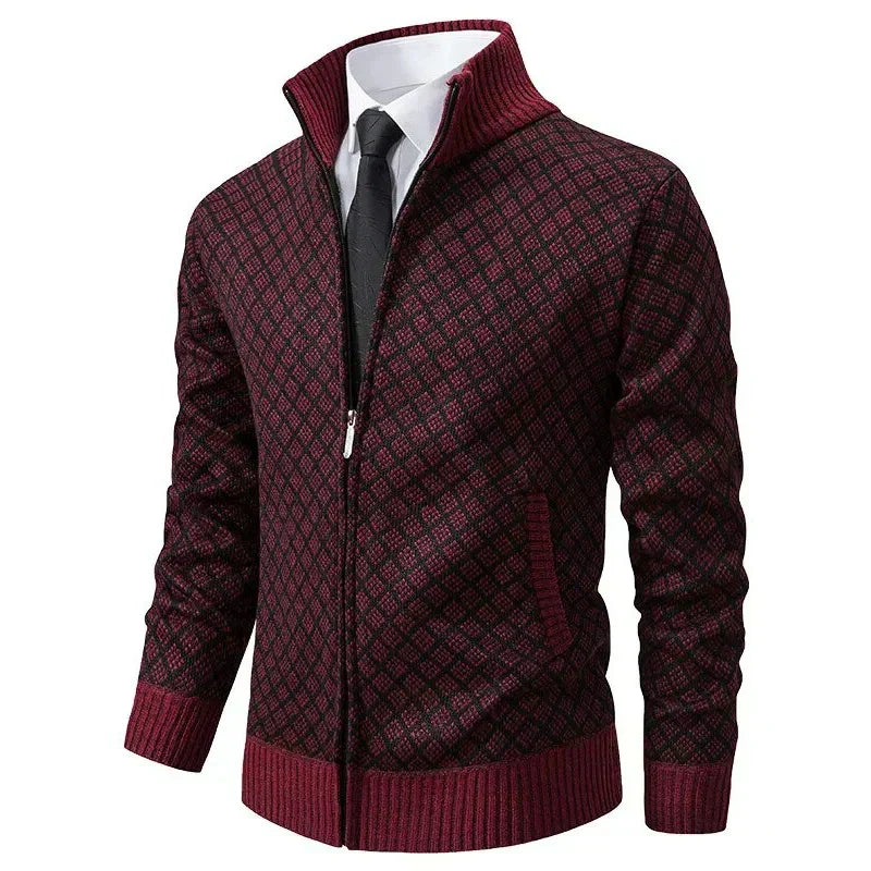 Mason - Klassiek Gebreid Rits Vest