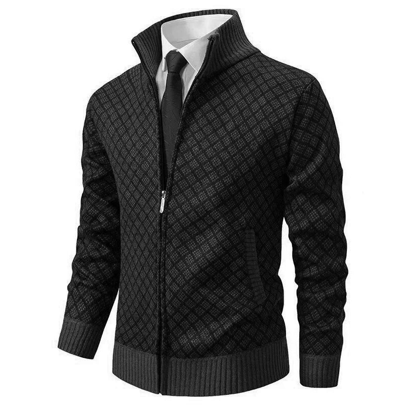 Mason - Klassiek Gebreid Rits Vest