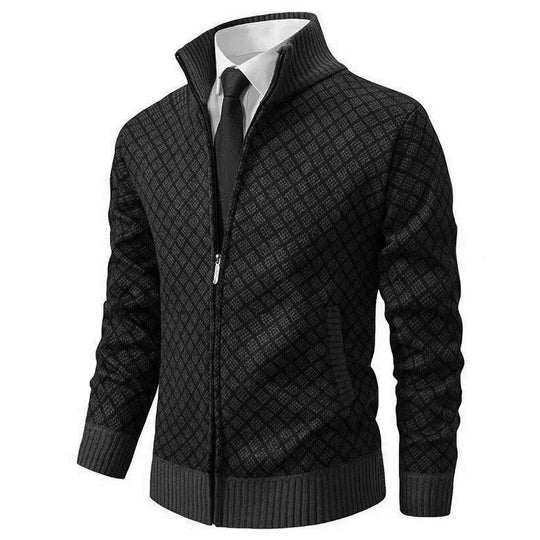 Mason - Klassiek Gebreid Rits Vest