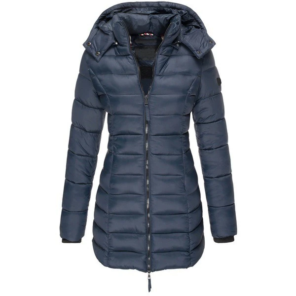 Zanda - Donsjas lang capuchon dames