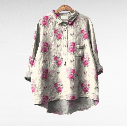 Lotte - Stijlvolle Bloemen Blouse