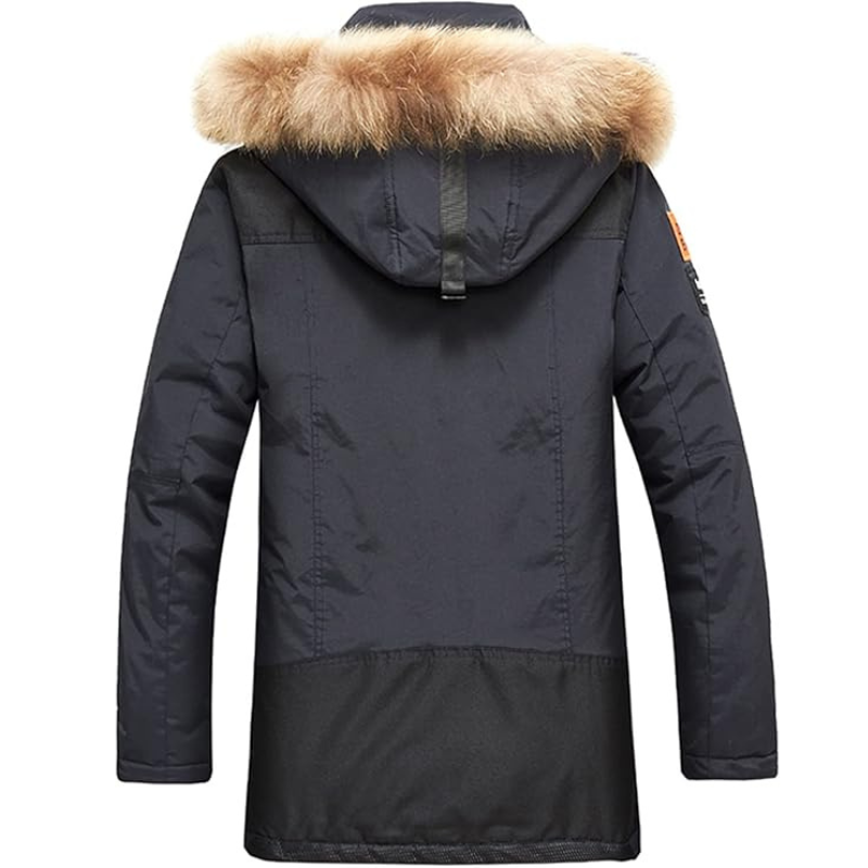 Nolan - Parka heren met bontkraag