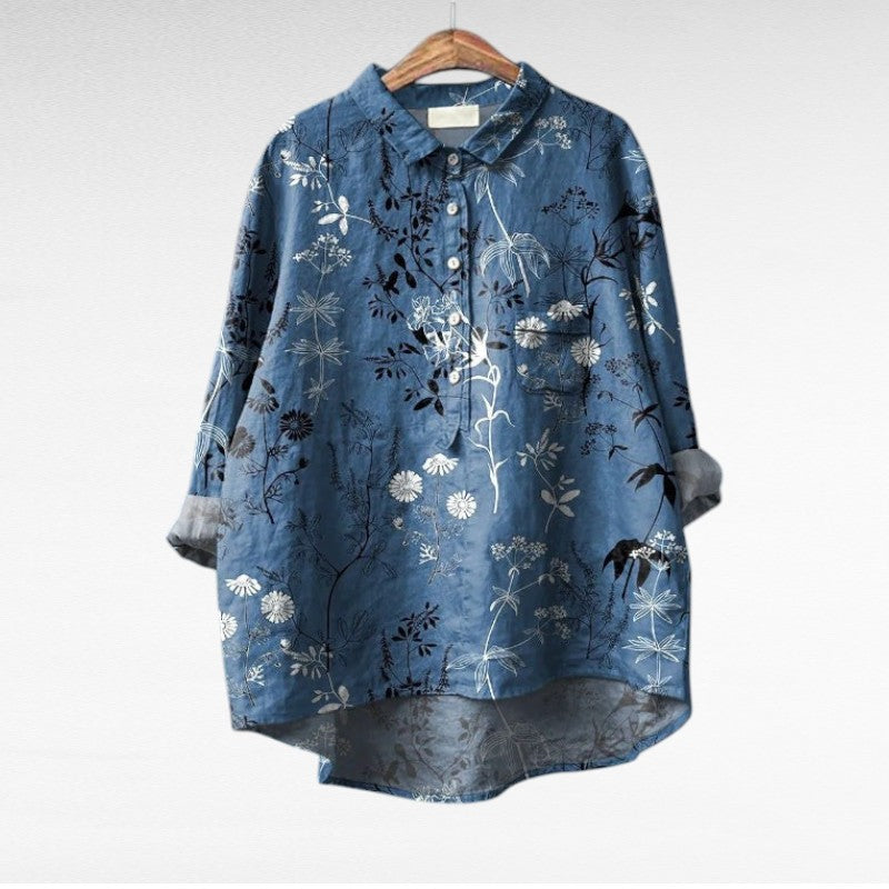 Lotte - Stijlvolle Bloemen Blouse