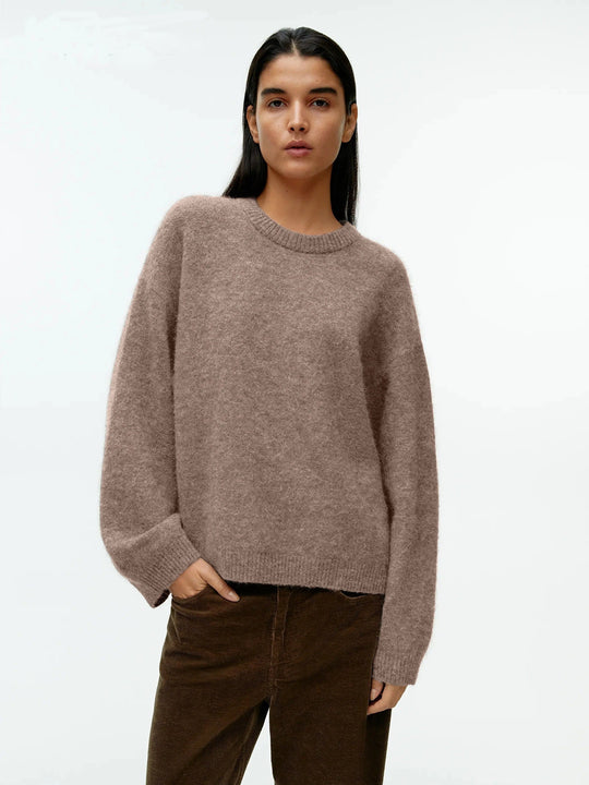 Fleur – Oversized gebreide trui voor een cosy winterstijl