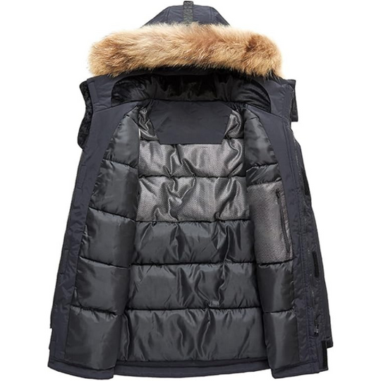 Nolan - Parka heren met bontkraag