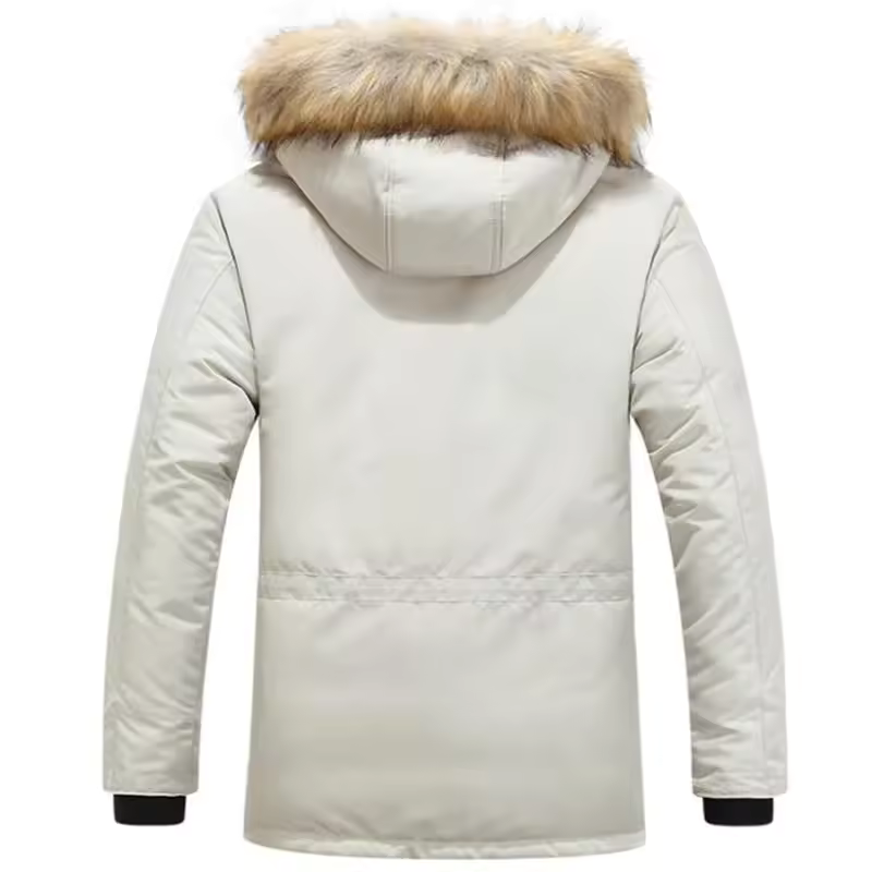 Nolan - Parka heren met bontkraag