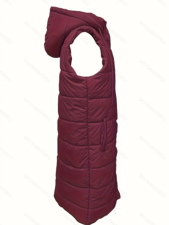Kate - Stijlvol Lang Gewatteerd Gilet