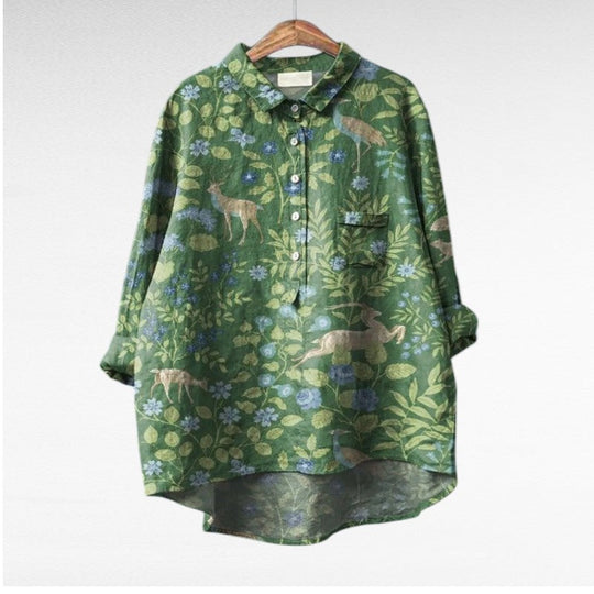 Lotte - Stijlvolle Bloemen Blouse