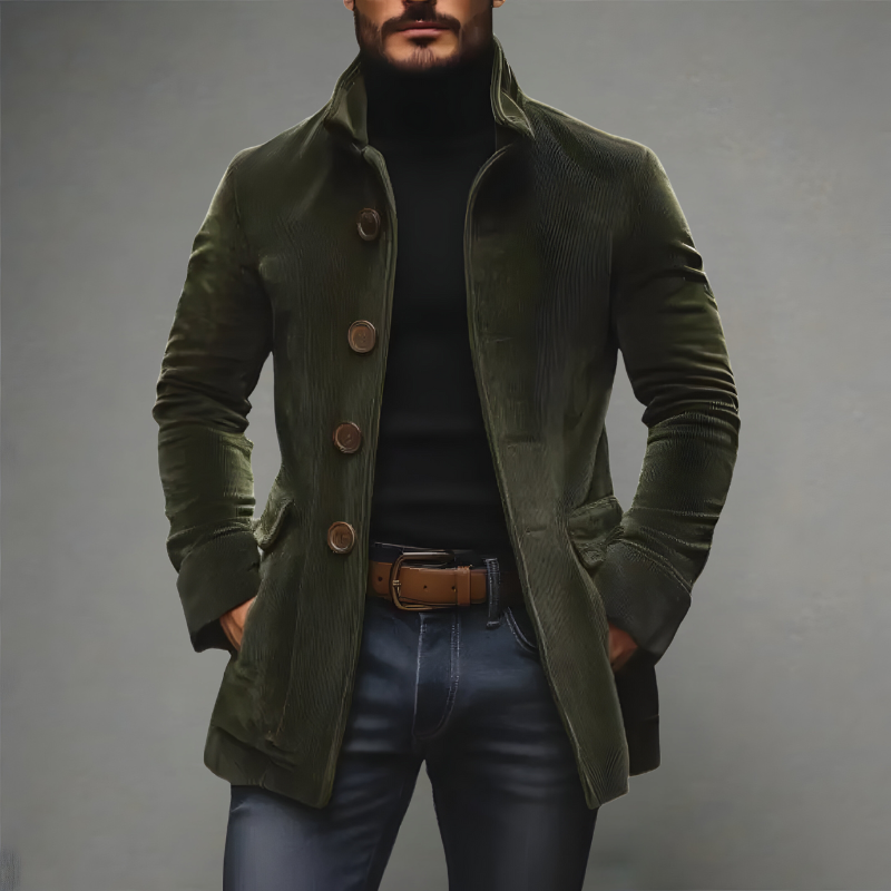 Lucas - Elegante Korte Wollen Jas
