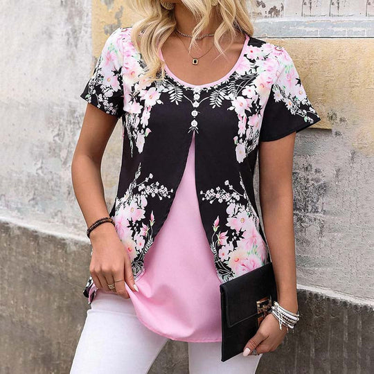 Tuniek Blouse Dames Met Bloemenprint - Demi