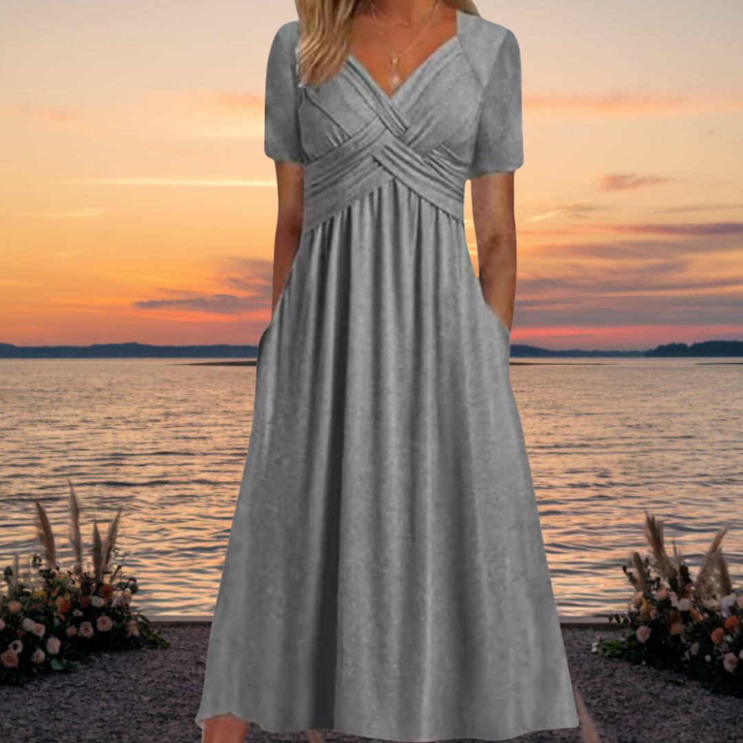 Zomerjurk Dames Tijdloos Elegant - Marit