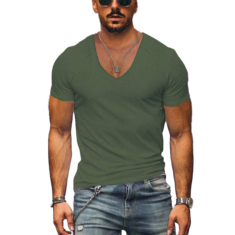 Diego - Comfortabele  V-hals T-Shirt Heren