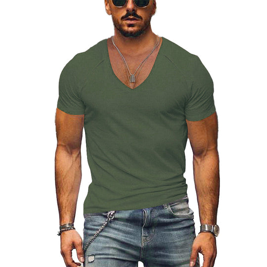 Diego - Comfortabele  V-hals T-Shirt Heren