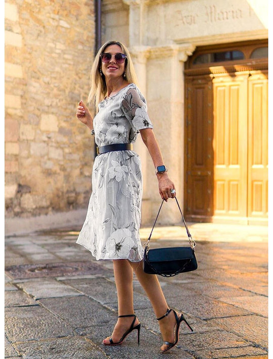Maxi Galajurk Dames Romantisch Elegant - Bibi
