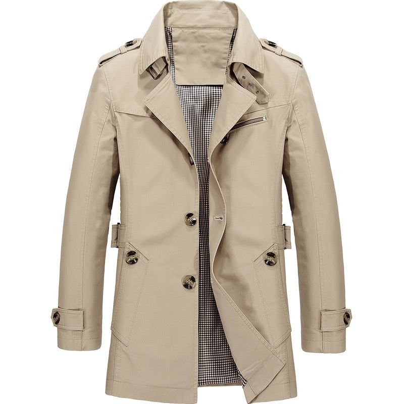 Thomas – Elegante trenchcoat voor heren