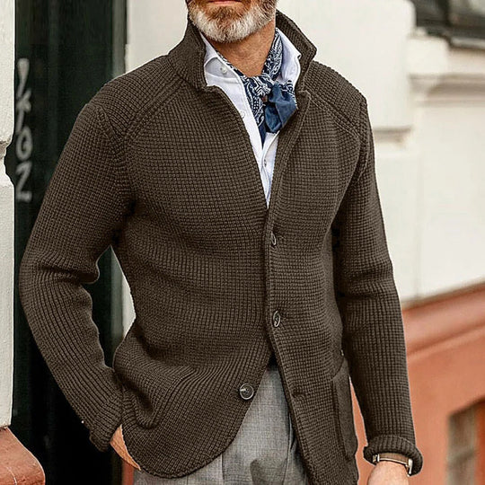 Louis - Heren vest gebreid chic