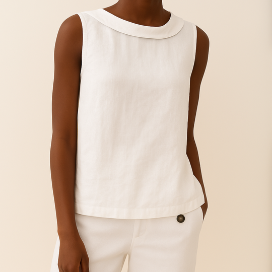 Tanktop Dames Met Opstaande Kraag - Olivia