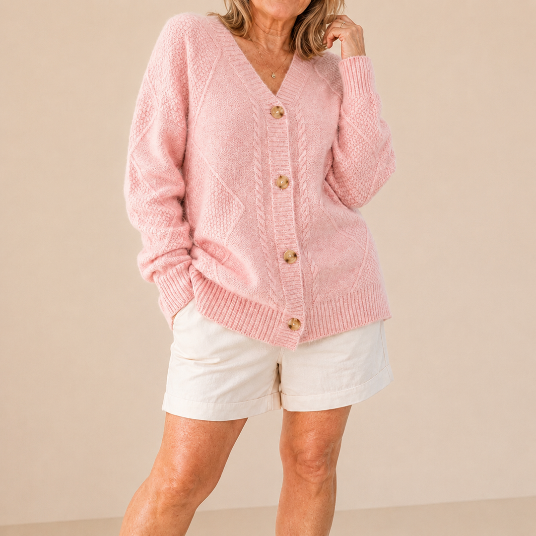 Denise - Elegant Kort Gebreid Vest