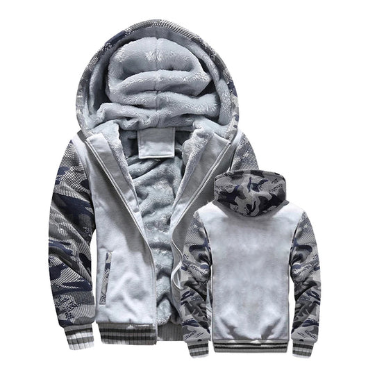 Hugo - Heren jas fleece capuchon