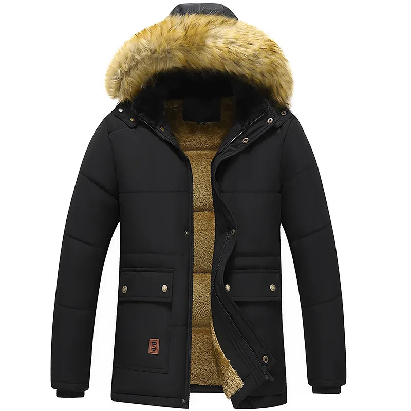 Louis - Heren Parka Winter Gevoerd