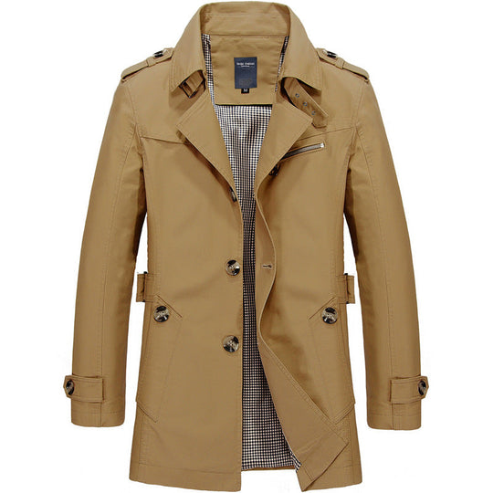 Thomas – Elegante trenchcoat voor heren