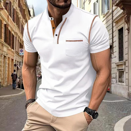 Dante - Klassieke Heren Polo met Korte Mouwen