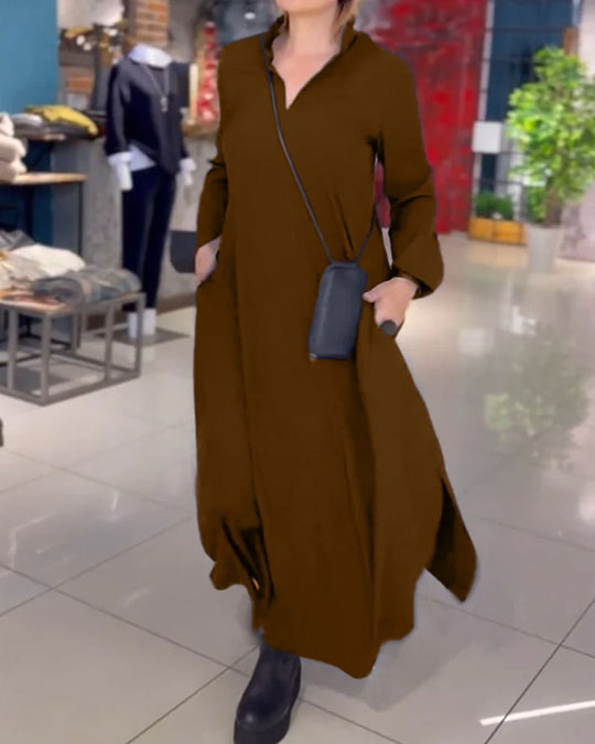 Casual Maxi Jurk Dames Lang - Sofia