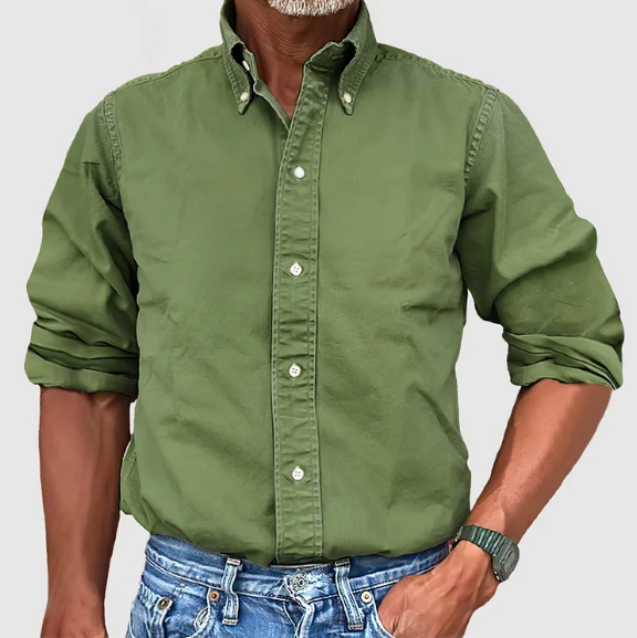 Bastian - Klassiek Oxford Casual Overhemd Heren