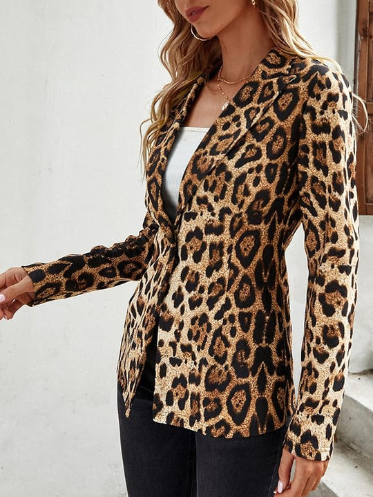 Luipaardblazer voor een Stoere en Trendy Stijl