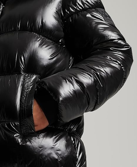 Ingeborg - Elegante Lange Gewatteerde Winterjas