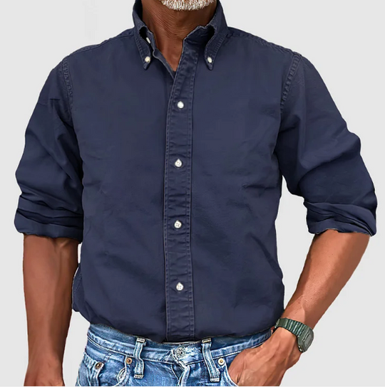 Bastian - Klassiek Oxford Casual Overhemd Heren