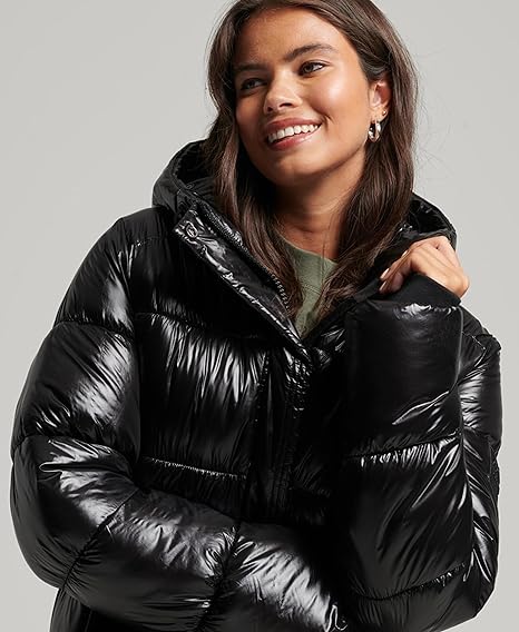 Ingeborg - Elegante Lange Gewatteerde Winterjas