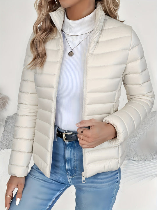Monica - Elegante Gewatteerde Winterjas