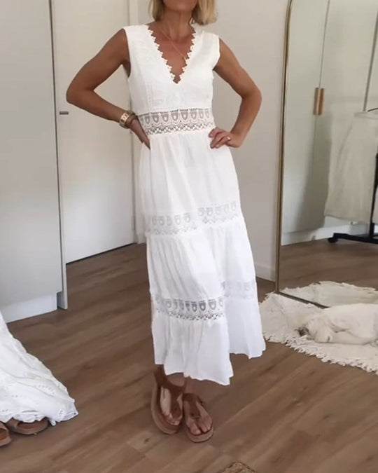 Kanten Zomerjurk Dames Elegant - Nova