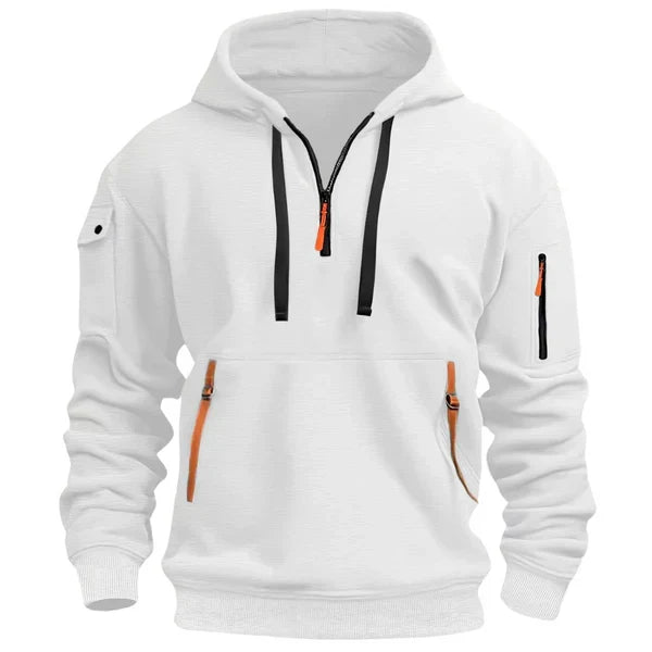 Anthony | Stijlvolle Half Zip Utility Hoodie