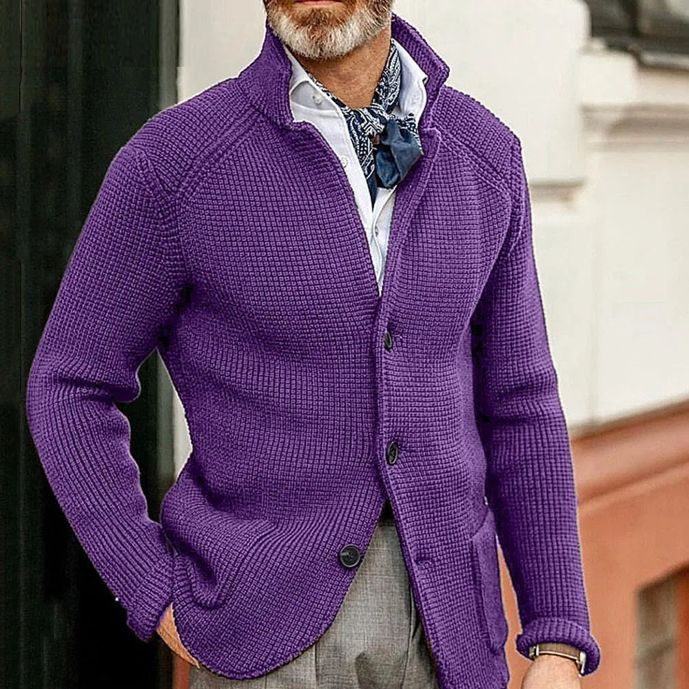 Louis - Heren vest gebreid chic