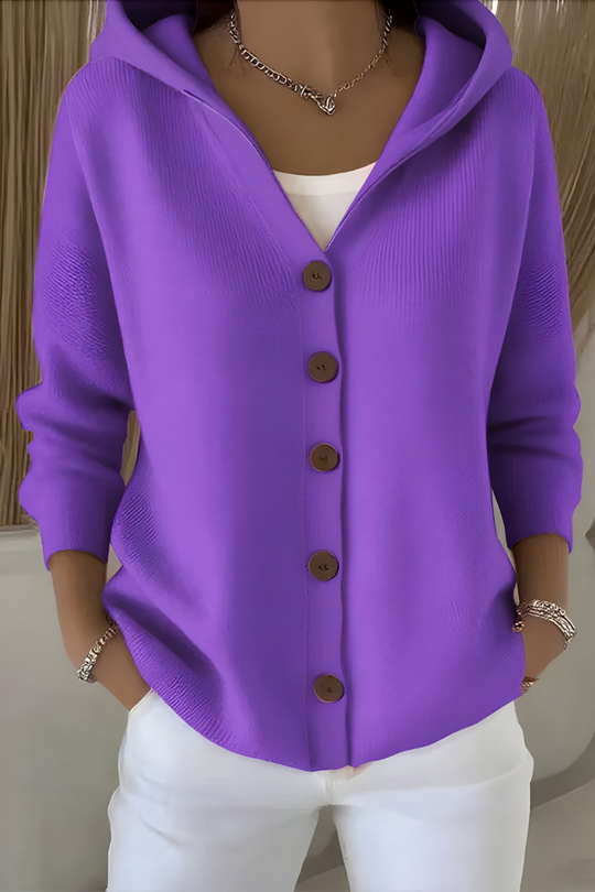 Angela - Comfortabel Oversized Capuchon Vest