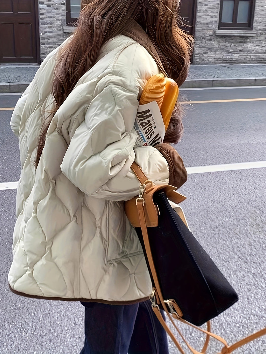 Paula - Elegante Oversized Gewatteerde Winterjas