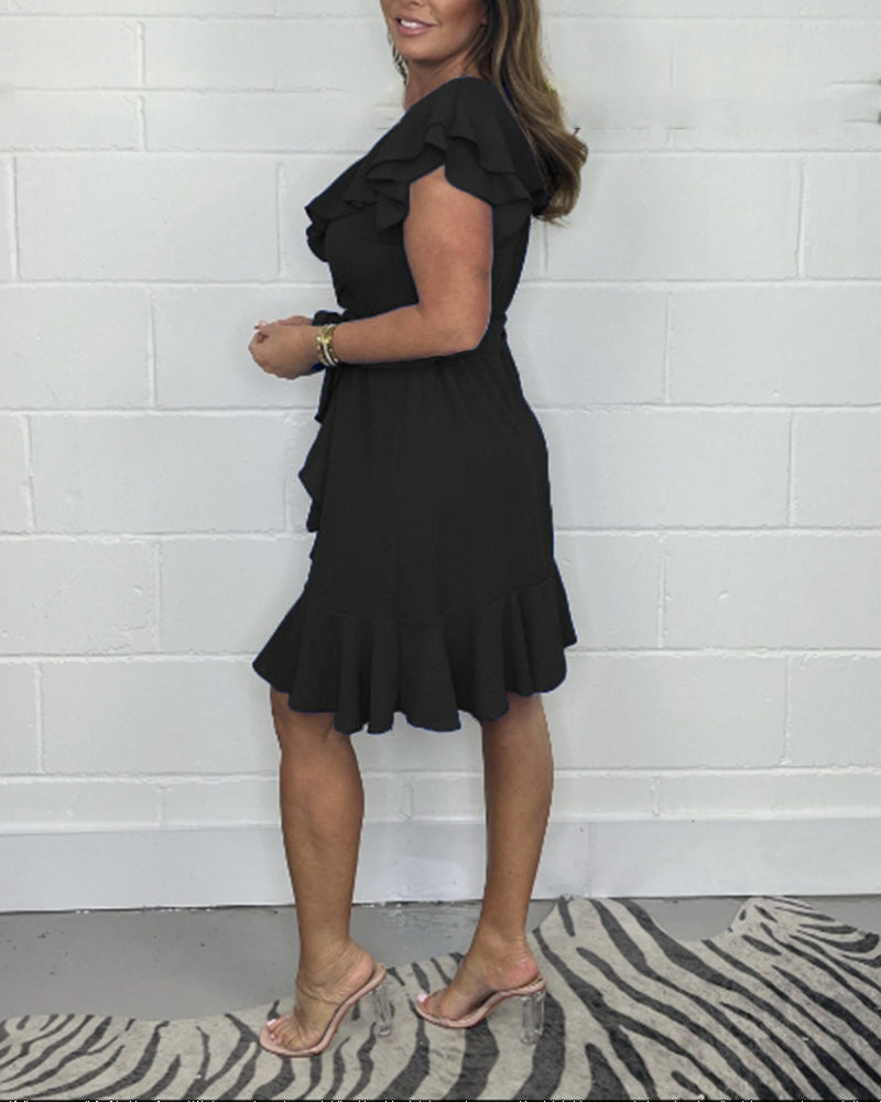 Carola - Chique Zomerjurk met Ruches